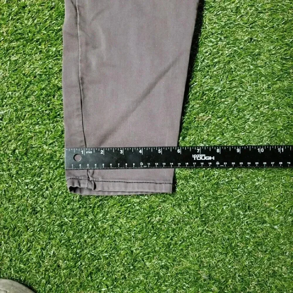 Maurices Womens Size L - R Maroon Gray Skinny Denim Jeans - Picture 9 of 9